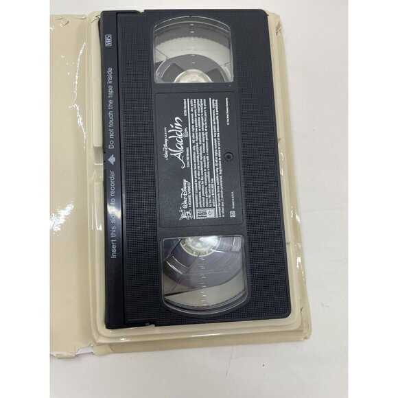 Disney Black Diamond VHS Aladdin 1993 Animated Classic OOP Tape - Picture 3 of 8